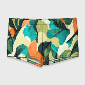 Мужские купальные плавки 3D с принтом Multicoloured camouflage в Тюмени, Полиэстер 85%, Спандекс 15% |  | 