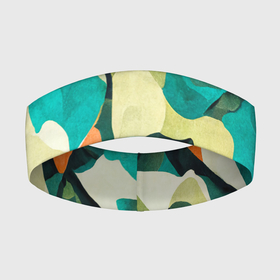 Повязка на голову 3D с принтом Multicoloured camouflage в Тюмени,  |  | Тематика изображения на принте: 