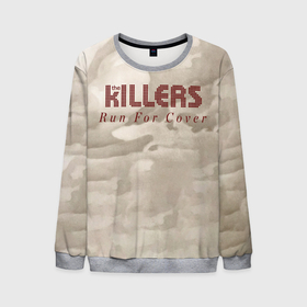 Мужской свитшот 3D с принтом Run For Cover (Workout Mix)   The Killers в Кировске, 100% полиэстер с мягким внутренним слоем | круглый вырез горловины, мягкая резинка на манжетах и поясе, свободная посадка по фигуре | 
