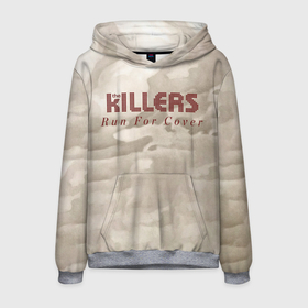 Мужская толстовка 3D с принтом Run For Cover (Workout Mix)   The Killers в Курске, 100% полиэстер | двухслойный капюшон со шнурком для регулировки, мягкие манжеты на рукавах и по низу толстовки, спереди карман-кенгуру с мягким внутренним слоем. | 
