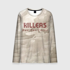 Мужской лонгслив 3D с принтом Run For Cover (Workout Mix)   The Killers , 100% полиэстер | длинные рукава, круглый вырез горловины, полуприлегающий силуэт | 