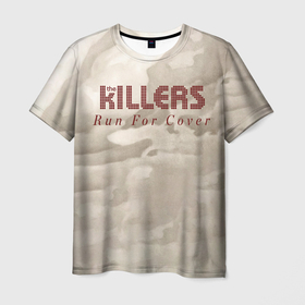 Мужская футболка 3D с принтом Run For Cover (Workout Mix)   The Killers в Кировске, 100% полиэфир | прямой крой, круглый вырез горловины, длина до линии бедер | 