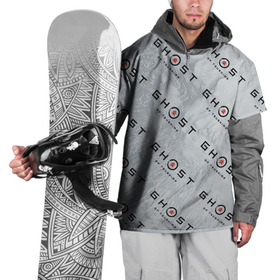 Накидка на куртку 3D с принтом Призрак Цусимы узор в Тюмени, 100% полиэстер |  | 