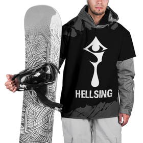 Накидка на куртку 3D с принтом Hellsing glitch на темном фоне в Белгороде, 100% полиэстер |  | Тематика изображения на принте: 