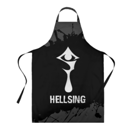 Фартук 3D с принтом Hellsing glitch на темном фоне в городе Новоалтайск, 100% полиэстер | общий размер — 65 х 85 см, ширина нагрудника — 26 см, горловина — 53 см, длина завязок — 54 см, общий обхват в поясе — 173 см. Принт на завязках и на горловине наносится с двух сторон, на основной части фартука — только с внешней стороны | 