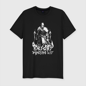 Мужская футболка хлопок Slim с принтом Dark Souls: Костер зажжен в Санкт-Петербурге, 92% хлопок, 8% лайкра | приталенный силуэт, круглый вырез ворота, длина до линии бедра, короткий рукав | 