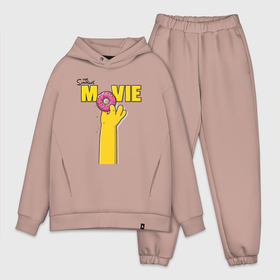 Мужской костюм хлопок OVERSIZE с принтом The Simpsons Movie в Новосибирске,  |  | 