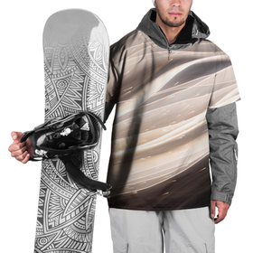 Накидка на куртку 3D с принтом Абстрактные волны и огни бесконечности , 100% полиэстер |  | 