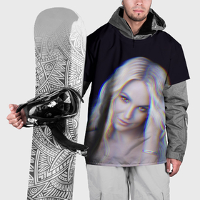 Накидка на куртку 3D с принтом Britney Spears Glitch в Кировске, 100% полиэстер |  | 