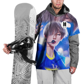 Накидка на куртку 3D с принтом BTS Ким Тэ Хён в Курске, 100% полиэстер |  | 
