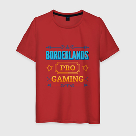 Мужская футболка хлопок с принтом Игра Borderlands pro gaming , 100% хлопок | прямой крой, круглый вырез горловины, длина до линии бедер, слегка спущенное плечо. | 