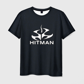 Мужская футболка 3D с принтом hitman соты в Курске, 100% полиэфир | прямой крой, круглый вырез горловины, длина до линии бедер | 