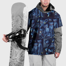 Накидка на куртку 3D с принтом Хагги Вагги паттерн в Кировске, 100% полиэстер |  | Тематика изображения на принте: 