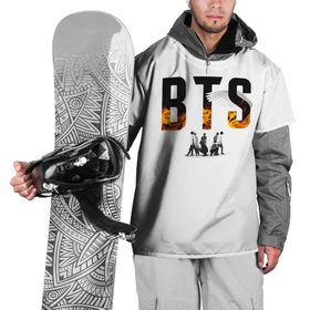 Накидка на куртку 3D с принтом BTS Team Art в Белгороде, 100% полиэстер |  | Тематика изображения на принте: 
