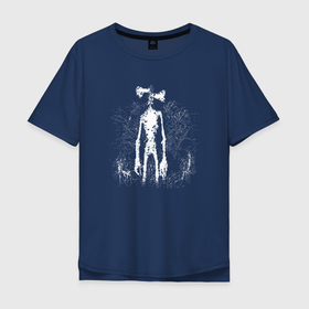 Мужская футболка хлопок Oversize с принтом Monster from the backwoods в Курске, 100% хлопок | свободный крой, круглый ворот, “спинка” длиннее передней части | 