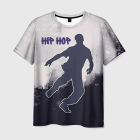 Мужская футболка 3D с принтом Хип хоп движения в Курске, 100% полиэфир | прямой крой, круглый вырез горловины, длина до линии бедер | 