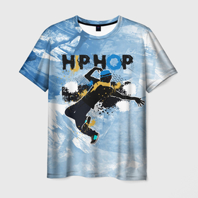Мужская футболка 3D с принтом Hip hop party в Кировске, 100% полиэфир | прямой крой, круглый вырез горловины, длина до линии бедер | 