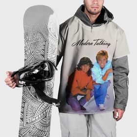 Накидка на куртку 3D с принтом Modern Talking : Thomas Anders and Dieter Bohlen в Новосибирске, 100% полиэстер |  | 