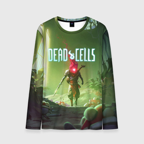 Мужской лонгслив 3D с принтом Дед селлс арт в Ухте, 100% полиэстер | длинные рукава, круглый вырез горловины, полуприлегающий силуэт | 