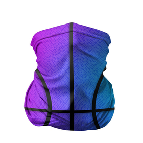 Бандана-труба 3D с принтом Градиентный баскетбольный мяч в Кировске, 100% полиэстер, ткань с особыми свойствами — Activecool | плотность 150‒180 г/м2; хорошо тянется, но сохраняет форму | 