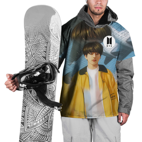 Накидка на куртку 3D с принтом BTS Euphoria в Новосибирске, 100% полиэстер |  | Тематика изображения на принте: 