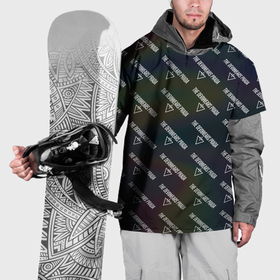 Накидка на куртку 3D с принтом The Devil wears prada pattern в Екатеринбурге, 100% полиэстер |  | 