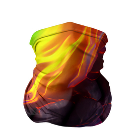 Бандана-труба 3D с принтом Neon rainbow lava в Курске, 100% полиэстер, ткань с особыми свойствами — Activecool | плотность 150‒180 г/м2; хорошо тянется, но сохраняет форму | 