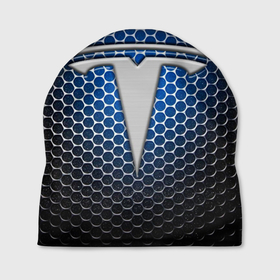 Шапка 3D с принтом Tesla   металлический логотип на сетке в Петрозаводске, 100% полиэстер | универсальный размер, печать по всей поверхности изделия | 