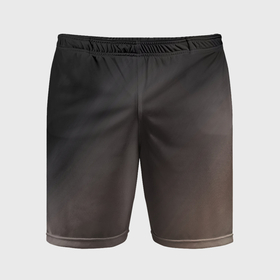 Мужские шорты спортивные с принтом Черный, серый бежевый градиент ,  |  | Тематика изображения на принте: 