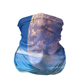 Бандана-труба 3D с принтом Фантастическая планета в Новосибирске, 100% полиэстер, ткань с особыми свойствами — Activecool | плотность 150‒180 г/м2; хорошо тянется, но сохраняет форму | 