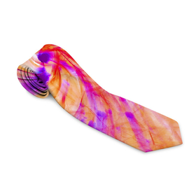 Галстук 3D с принтом Color swirls в городе Новоалтайск, 100% полиэстер | Длина 148 см; Плотность 150-180 г/м2 | 