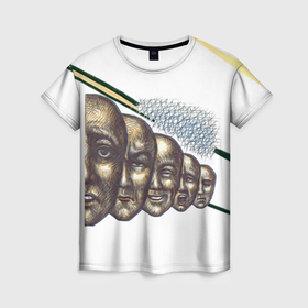 Женская футболка 3D с принтом Человек и чувства в Петрозаводске, 100% полиэфир ( синтетическое хлопкоподобное полотно) | прямой крой, круглый вырез горловины, длина до линии бедер | 