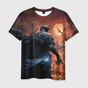 Мужская футболка 3D с принтом The lords of the fallen герой в Белгороде, 100% полиэфир | прямой крой, круглый вырез горловины, длина до линии бедер | 