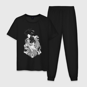 Мужская пижама хлопок с принтом Леди Резе царь бомба в Белгороде, 100% хлопок | брюки и футболка прямого кроя, без карманов, на брюках мягкая резинка на поясе и по низу штанин
 | 