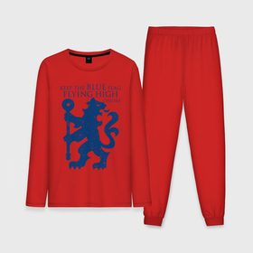 Мужская пижама с лонгсливом хлопок с принтом FC Chelsea Lion в Курске,  |  | 