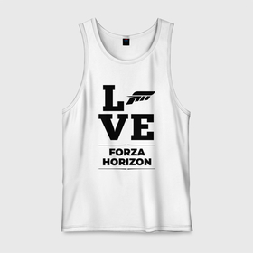 Мужская майка хлопок с принтом Forza Horizon love classic в Тюмени, 100% хлопок |  | 