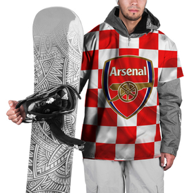 Накидка на куртку 3D с принтом ФК Арсенал Шах и Мат в Курске, 100% полиэстер |  | 
