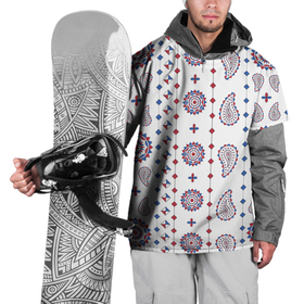 Накидка на куртку 3D с принтом Узор из мандал с огурцами в Белгороде, 100% полиэстер |  | Тематика изображения на принте: 