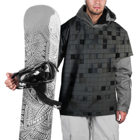 Накидка на куртку 3D с принтом Пиксельный объёмный паттерн в Тюмени, 100% полиэстер |  | 