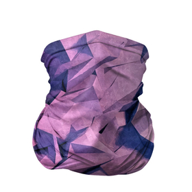 Бандана-труба 3D с принтом Полигональная скальная текстура в Тюмени, 100% полиэстер, ткань с особыми свойствами — Activecool | плотность 150‒180 г/м2; хорошо тянется, но сохраняет форму | 