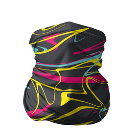 Бандана-труба 3D с принтом Яркая палитра  художника , 100% полиэстер, ткань с особыми свойствами — Activecool | плотность 150‒180 г/м2; хорошо тянется, но сохраняет форму | Тематика изображения на принте: 