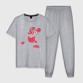 Мужская пижама хлопок с принтом Mommy long logs PP в Тюмени, 100% хлопок | брюки и футболка прямого кроя, без карманов, на брюках мягкая резинка на поясе и по низу штанин
 | 