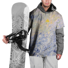 Накидка на куртку 3D с принтом Абстрактное множество мазков серой краски в Кировске, 100% полиэстер |  | Тематика изображения на принте: 