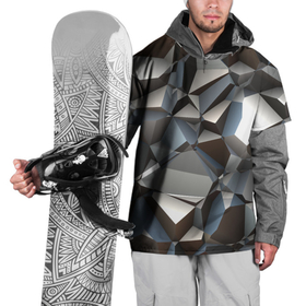 Накидка на куртку 3D с принтом Полигональная скальная текстура   объём в Екатеринбурге, 100% полиэстер |  | 