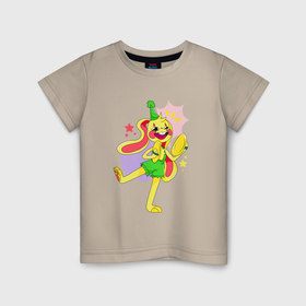 Детская футболка хлопок с принтом Bunzo Bonnie PP в Курске, 100% хлопок | круглый вырез горловины, полуприлегающий силуэт, длина до линии бедер | 