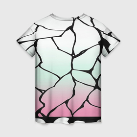 Женская футболка 3D с принтом Шинобу Кочо Кимоно в Санкт-Петербурге, 100% полиэфир ( синтетическое хлопкоподобное полотно) | прямой крой, круглый вырез горловины, длина до линии бедер | 