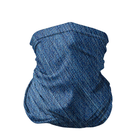 Бандана-труба 3D с принтом Деним   джинсовая ткань текстура в Белгороде, 100% полиэстер, ткань с особыми свойствами — Activecool | плотность 150‒180 г/м2; хорошо тянется, но сохраняет форму | Тематика изображения на принте: 