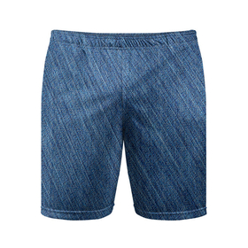 Мужские шорты спортивные с принтом Деним   джинсовая ткань текстура в Новосибирске,  |  | 