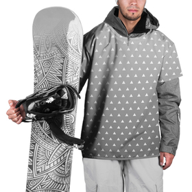 Накидка на куртку 3D с принтом Кимоно Зеницу Агацума   Черно белое в Курске, 100% полиэстер |  | 