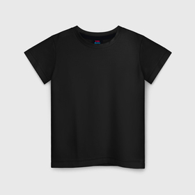 Детская футболка хлопок с принтом Черная 6 в Кировске, 100% хлопок | круглый вырез горловины, полуприлегающий силуэт, длина до линии бедер | Тематика изображения на принте: 